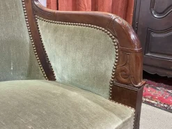 New Pamono Empire Mahogany Bench, 19th Century