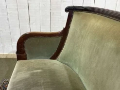 New Pamono Empire Mahogany Bench, 19th Century
