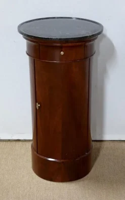 Pamono Empire Mahogany Bramble Veneer Stool> Pedestals And Columns