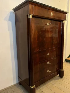 Pamono Empire or Biedermeier Period Secretary> Secretaires