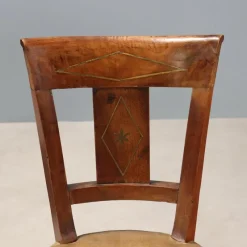 Pamono Empire Style Desk and Chair, Set of 2