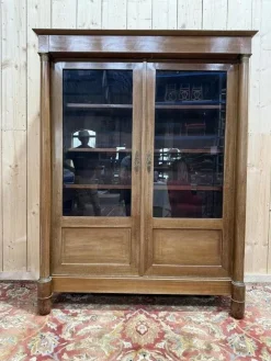 Outlet Pamono Empire Style Display Cabinet in Mahogany