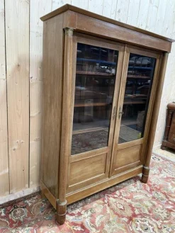 Outlet Pamono Empire Style Display Cabinet in Mahogany