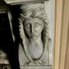 Best Pamono Empire Style Fireplace in Blue Turquin Marble