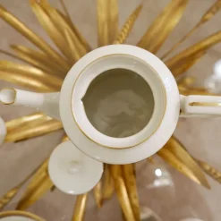 Pamono Empire Style Porcelain Tea Set by Richard Ginori, Set of 43><noscript><img width=