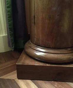 Pamono Empire Walnut Column with Door and Container, 1790s><noscript><img width=