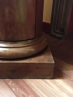 Pamono Empire Walnut Column with Door and Container, 1790s><noscript><img width=