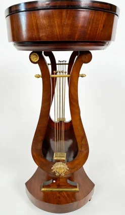 Pamono Empire Worktable by Jean Joseph Chapuis, 1810><noscript><img width=