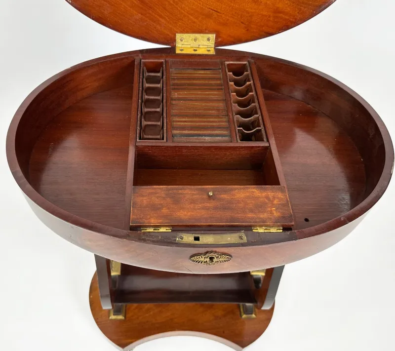 Pamono Empire Worktable by Jean Joseph Chapuis, 1810> Worktables & Workbenches