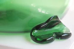Pamono Empoli Green Glass Duck Decanter attributed to Toso Bagnoli for Gio Ponti / Taddei, 1960s><noscript><img width=