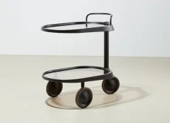 Pamono Emsta Serving Trolley by Enzo Mari for Alessi, 1989> Serving Bar Carts & Trolleys