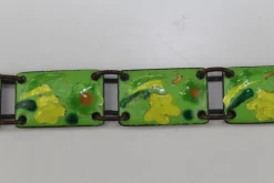 Online Pamono Enamel Bracelet from Atelier Casanova, 1950s