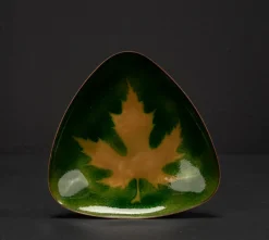 New Pamono Enamelled Brass Bowl in the style of Studio Cellini, Pesaro, 1960s