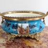 Online Pamono Enamelled Porcelain Planter, Late 19th-Century