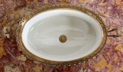 Online Pamono Enamelled Porcelain Planter, Late 19th-Century