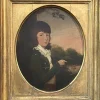 Outlet Pamono English Artist, Portrait, 19th Century, Oil on Panel
