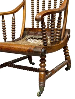 Pamono English Bobbin Chair in Oak> Lounge Chairs & Armchairs