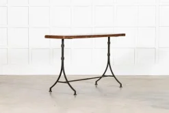 Pamono English Cast Iron Console Table, 1920s><noscript><img width=