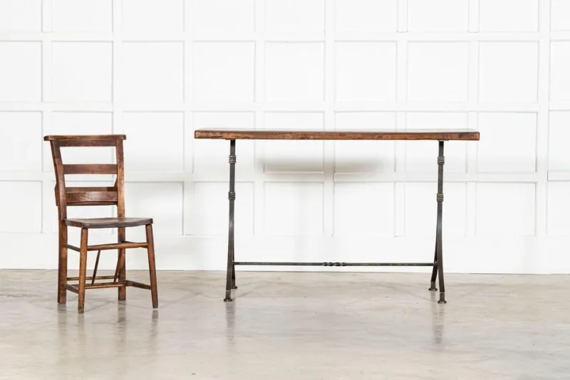 Pamono English Cast Iron Console Table, 1920s> Console Tables