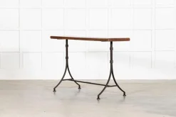 Pamono English Cast Iron Console Table, 1920s><noscript><img width=