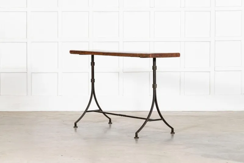 Pamono English Cast Iron Console Table, 1920s> Console Tables