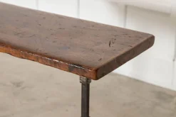 Pamono English Cast Iron Console Table, 1920s><noscript><img width=