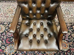 Outlet Pamono English Chesterfield Desk Chair