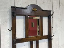 Pamono English Coat Rack in Oak><noscript><img width=