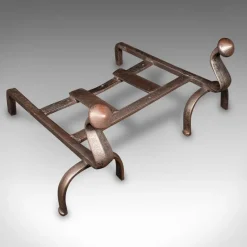 Online Pamono English Country House Log Burner in Cast Iron Fire Grate, 1850s
