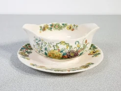 Pamono English Decorated Ceramic Service from Mason's, 1950s, Set of 41><noscript><img width=