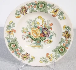 Pamono English Decorated Ceramic Service from Mason's, 1950s, Set of 41><noscript><img width=