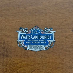 Best Pamono English Deluxe Valet Stand with Trouser Press, 1920s