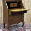 Pamono English Donkey Desk in Oak and Leather Top, 1950s> Secretaires