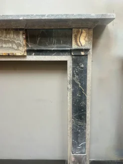 Best Pamono English George III Style Specimen Marble Fireplace Mantel