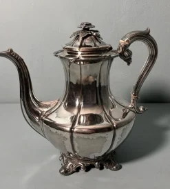 Clearance Pamono English Georgian Style Silver-Plated Teapot, 1870
