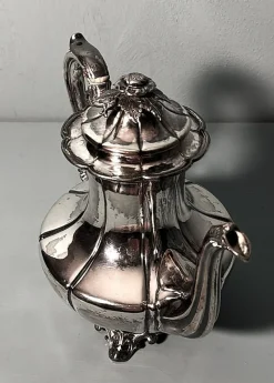 Clearance Pamono English Georgian Style Silver-Plated Teapot, 1870