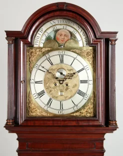 Hot Pamono English Grandfather Clock with Moon Phases, 1780