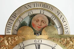 Hot Pamono English Grandfather Clock with Moon Phases, 1780
