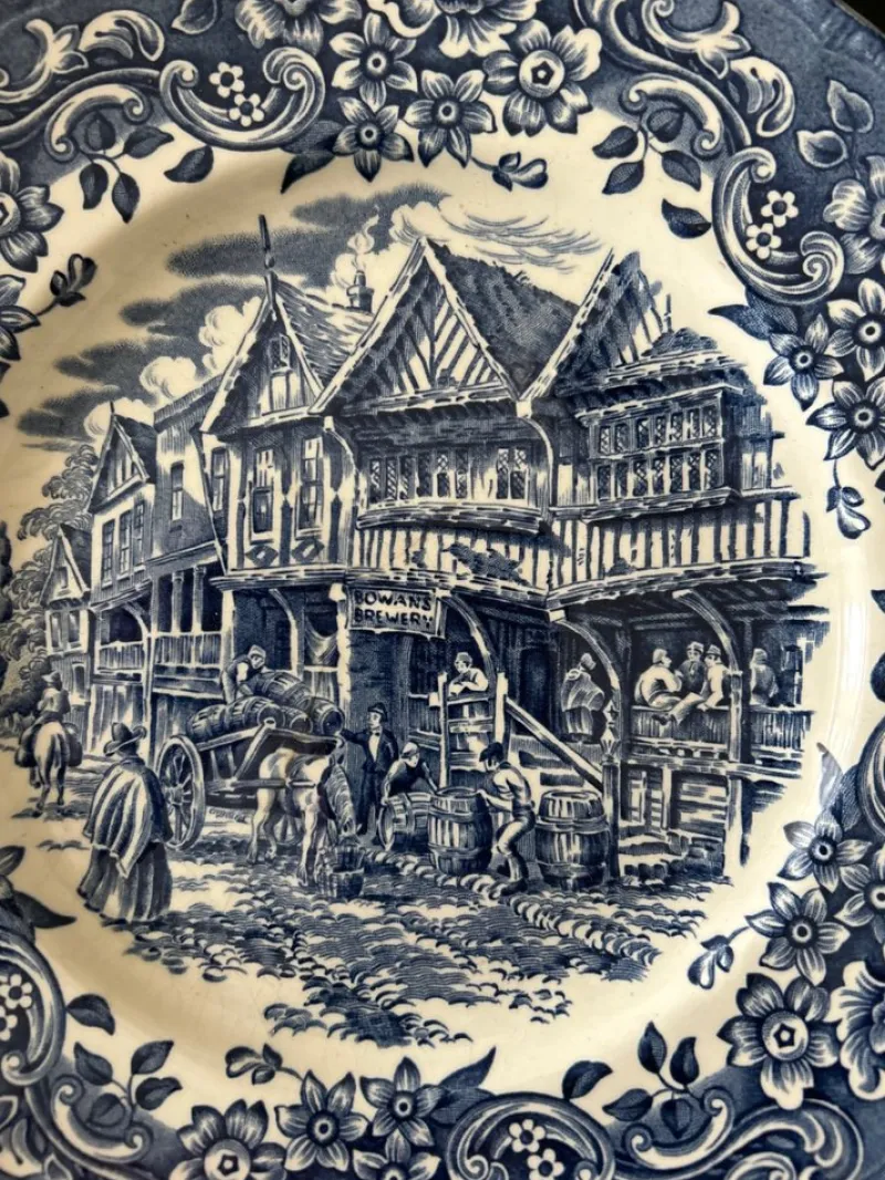 Online Pamono English Ironstone Plates fom Royal Tudor Ware, 1960s, Set of 8