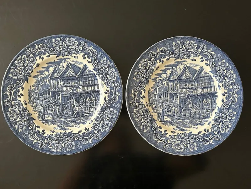 Online Pamono English Ironstone Plates fom Royal Tudor Ware, 1960s, Set of 8
