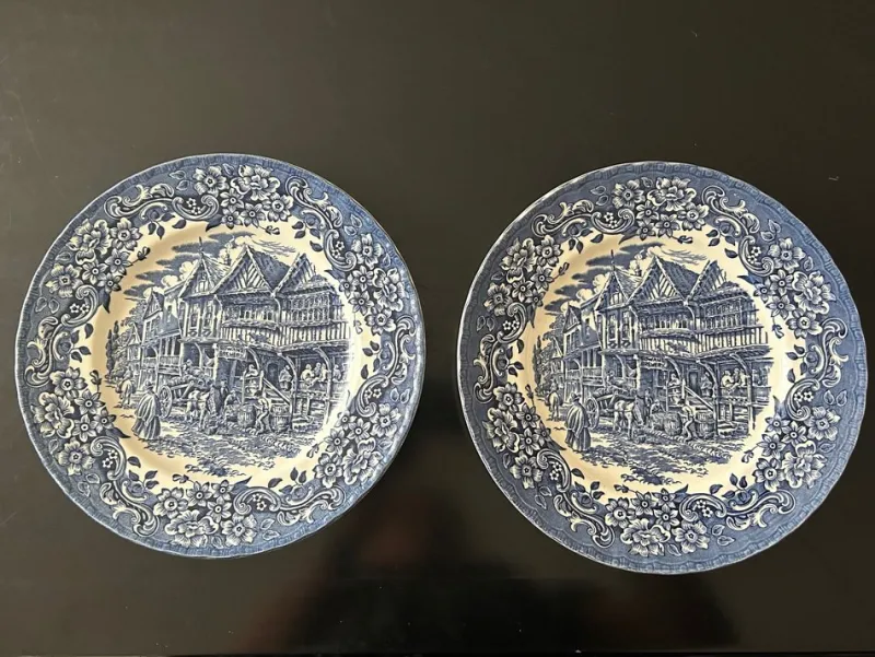 Online Pamono English Ironstone Plates fom Royal Tudor Ware, 1960s, Set of 8