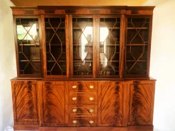 Pamono English Mahogany Cabinet with Drawers, 1960s><noscript><img width=