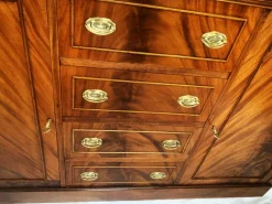 Pamono English Mahogany Cabinet with Drawers, 1960s><noscript><img width=