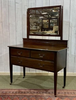 Sale Pamono English Mahogany Dressing Table, Early 20th Century