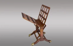 Pamono English Mahogany Library Folio Stand, 1830s> Magazine Racks