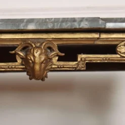 Online Pamono English Marble Topped Console Table
