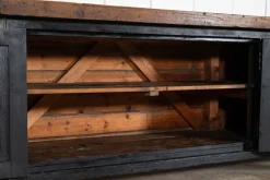 Sale Pamono English Monumental Ebonised Pine Dresser Base, 19th Century