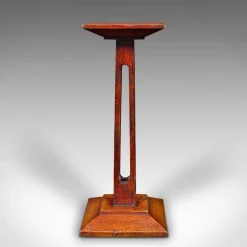 Online Pamono English Oak Statue Stand