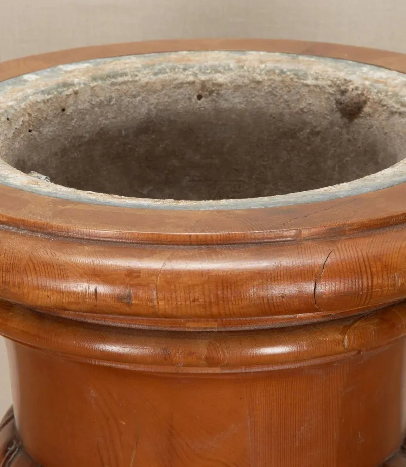 Pamono English Pine Wine Cooler or Jardiniere, 1880s> Planters And Jardiniere