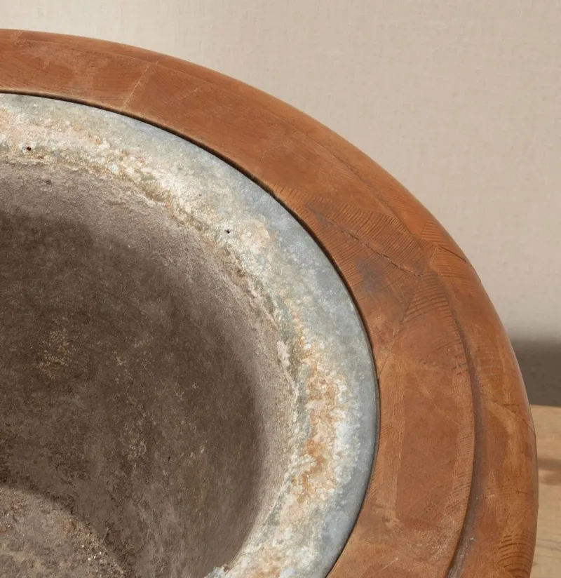 Pamono English Pine Wine Cooler or Jardiniere, 1880s> Planters And Jardiniere